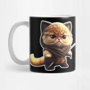 Cute Chibi Cat Merch - Adorable Feline Apparel and Accessories Mug